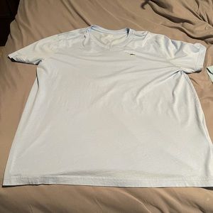 Lacoste t-shirt size 3xl. Light blue in color